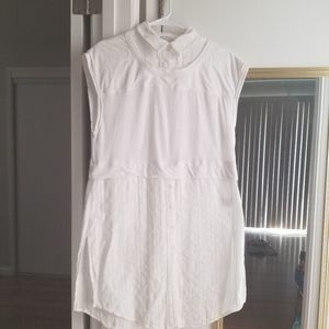 Anthropologie White Shirt Dress